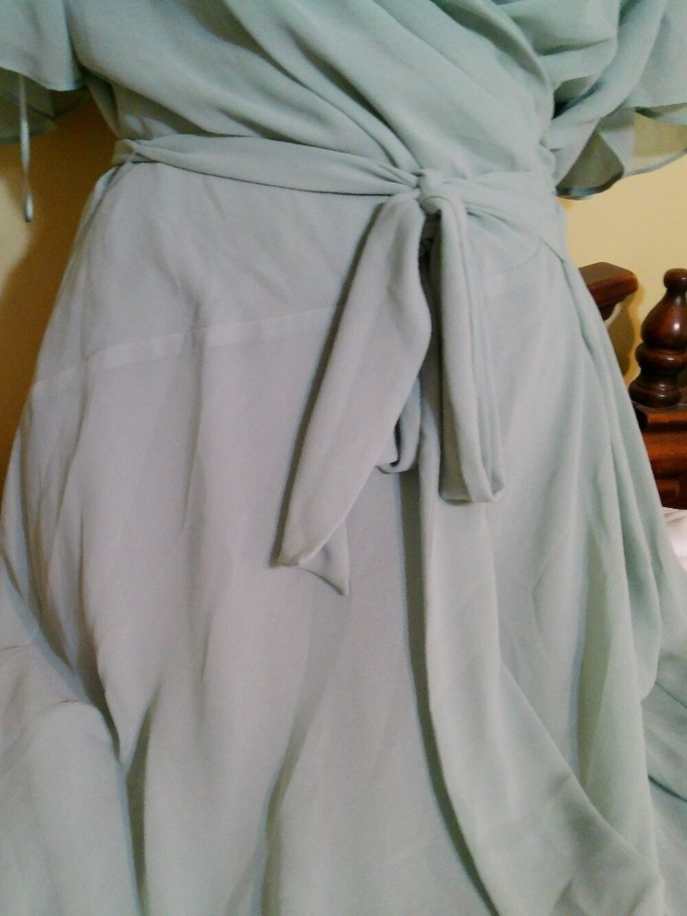 LIGHT SAGE GREEN DRESS SIZE 12 NEW WITH TAGS RALPH LAUREN